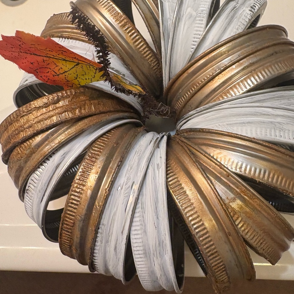 Metallic Pumpkin Decor